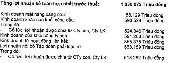 Petrolimex: 9 tháng lãi trÆ°á»›c thuáº¿ 1.030 tá»· Ä‘á»“ng (2)